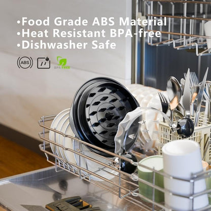 Visible-Lid Meat Shredder
