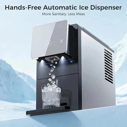 Countertop Nugget Ice Maker with Touch-Free Dispensing