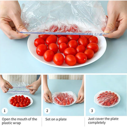 Woyuosn Fresh Keeping Bags – Elastic Plastic Bowl Covers